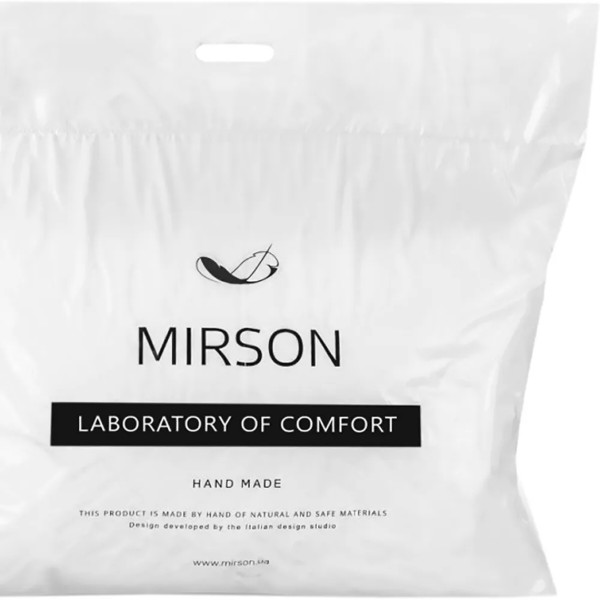 Фото - Набір ковдра полуторна + подушка MirSon №9553 Gold Silk 140х205 Wool + 50х70 (2200010806366)